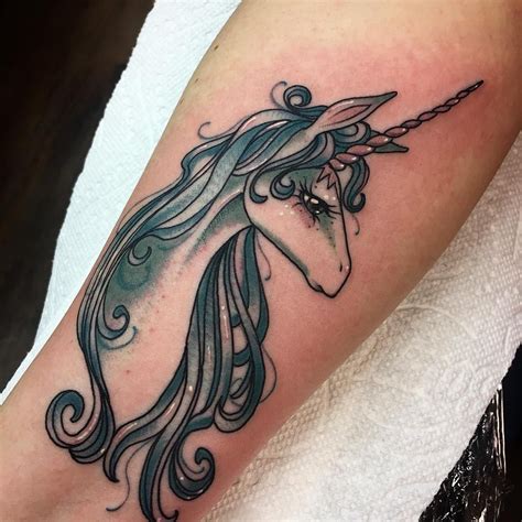 the last unicorn tattoo|beautiful unicorn tattoos.